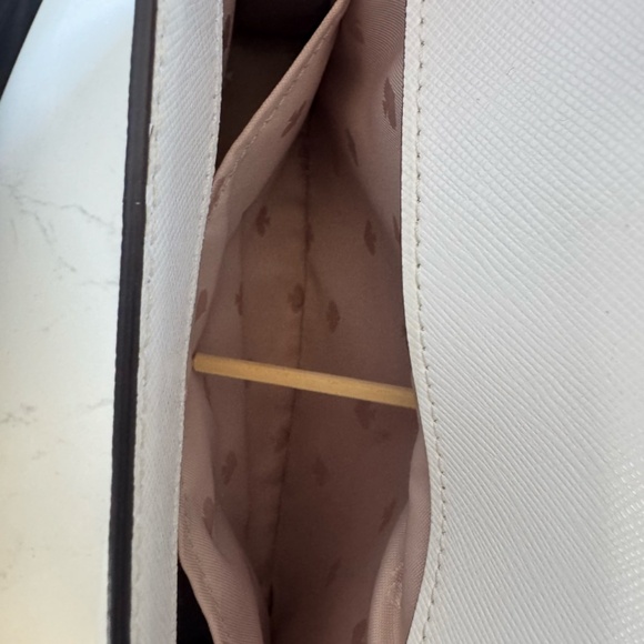 KATE SPADE NEW YORK Madison Bright White Crossbody GOLD hardware retired - Picture 8 of 9